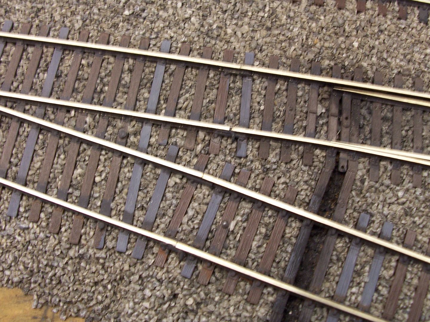 ho wood ties for ME track Model Railroader Magazine Model